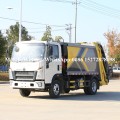 Howo 4x4 Camina de recolector de basura en contenedor desmontable