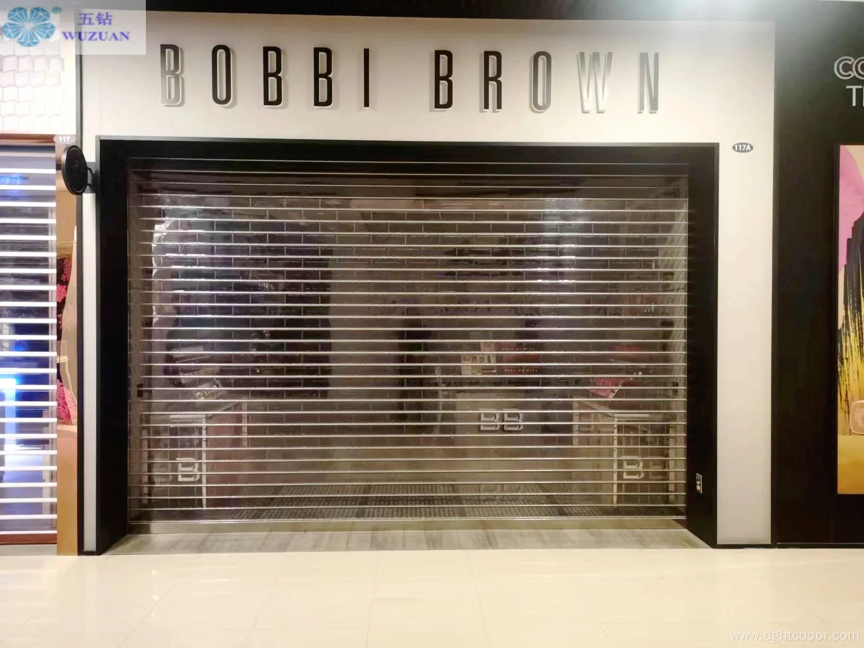 Commercial Full view Polycarbonate Sheet Rolling Door