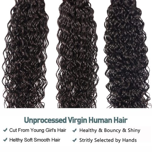 China Deep Wave Bundle Hair Extensions Manufactory