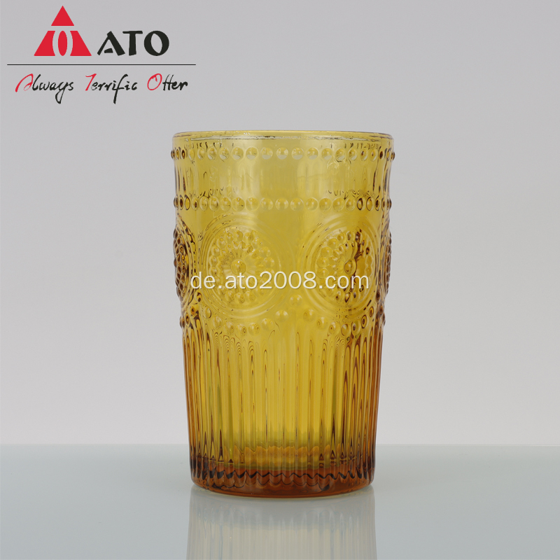 Ato Bernstein Whiskyglas geprägter Retro -Juice -Tasse