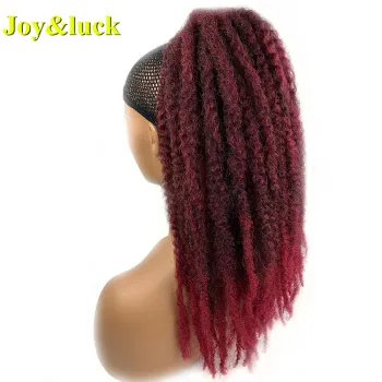 Ponytail Ladies Wig Wholesale Price Short Multiple Colour Women Hair Extensions Afro Wrap Around Crochet Drawstring Ponytail