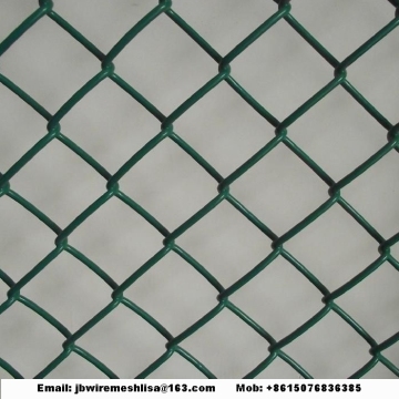 Galvanized And PVC Coated  Chain Link Fence