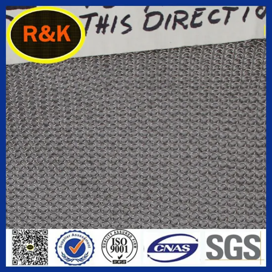 304 ss flat ring chainmail