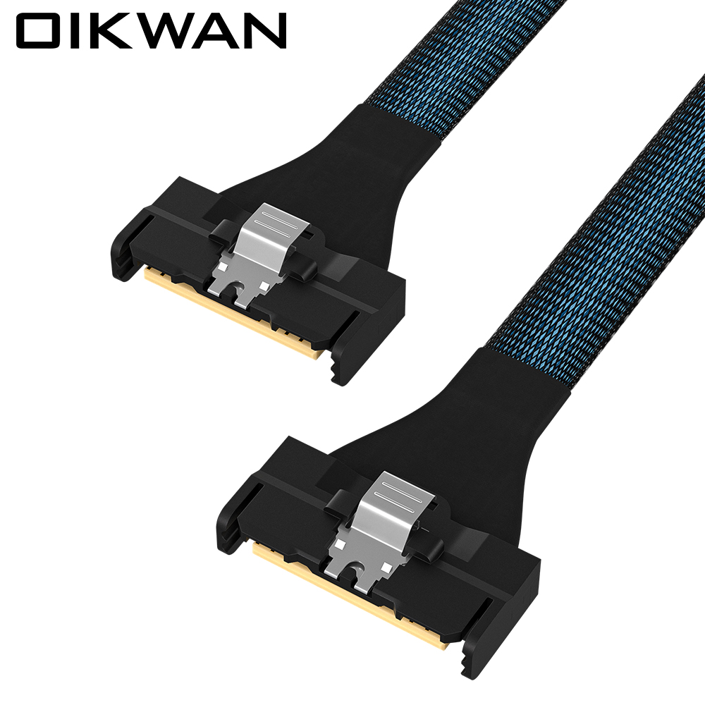 McIO 8X Stright to McIO 8X Stright Cable Mcio PCIe Gen5 McIO Connector