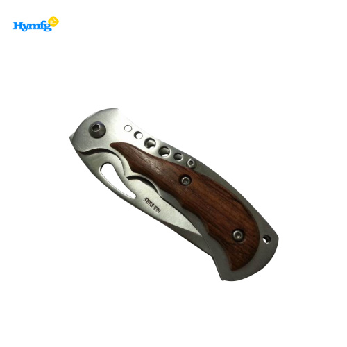 Perfect Inlay Handle  Folding Wooden  Knife