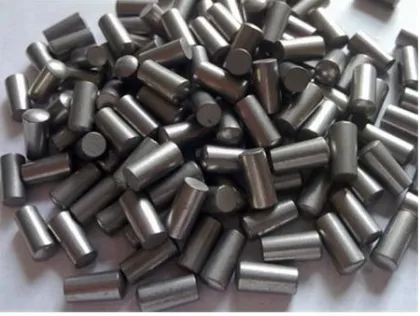 Cemented carbide pins