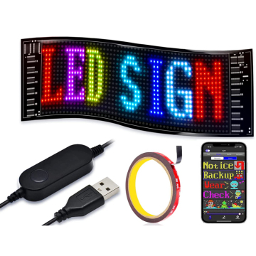 Programmable RGB LED Matrix Panel for Shop & Car Messages