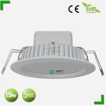 CRI>83Ra 15W high lumen 5inch led ceilling downlight