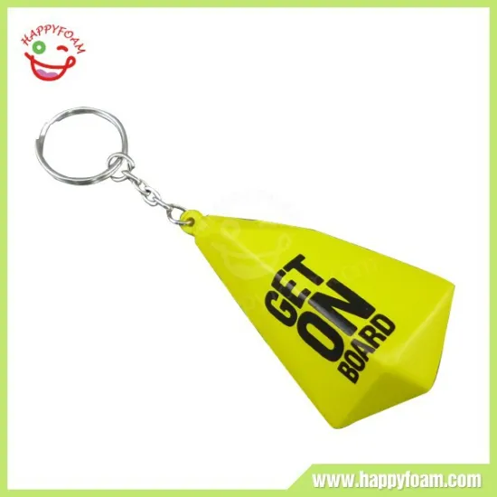Manufacturer Supply Diamond Anti Stress Key Rings PU Foam