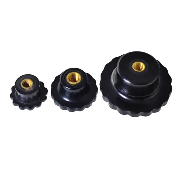 Nylon Plastic Handle Star Knobs - Plastic Knob Knurled