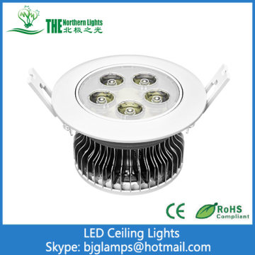 5W LED tavan lambaları ev aydınlatma