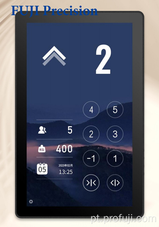Fuji-8206 Touch semi incorporado Caixa de controle da escada da villa