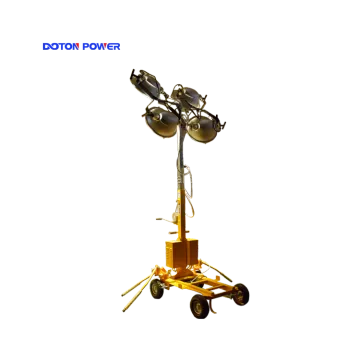 Compact Metal Halide Portable Lighting Tower Generator
