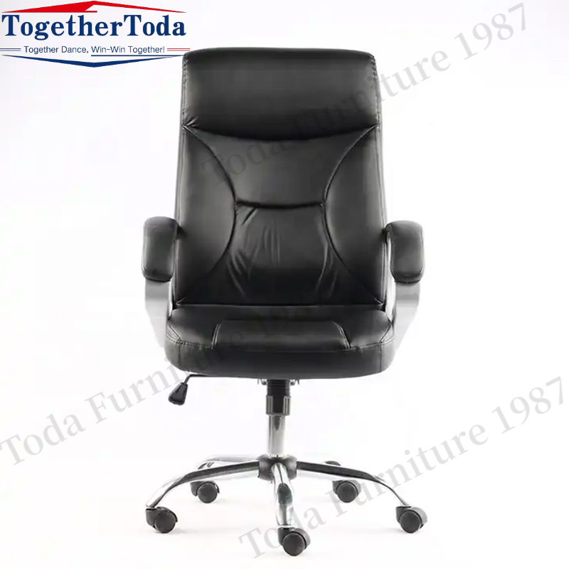 Height adjustable swivel executive office chair Boss chair