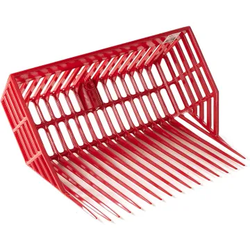 Professional Gardening Digging Fork with Durable Polycarbonate Handle and Stable Basket-Style Head