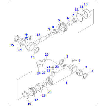 Grader GD655-3 Repair Kit 707-98-22280