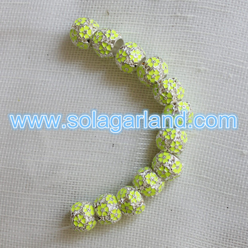 5.5 MM Beads grote gat metaal galerij kralen olie Drop groot gat Spacer Charms