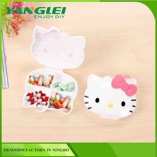 LFGB food grade plastic cartoon design medicine box