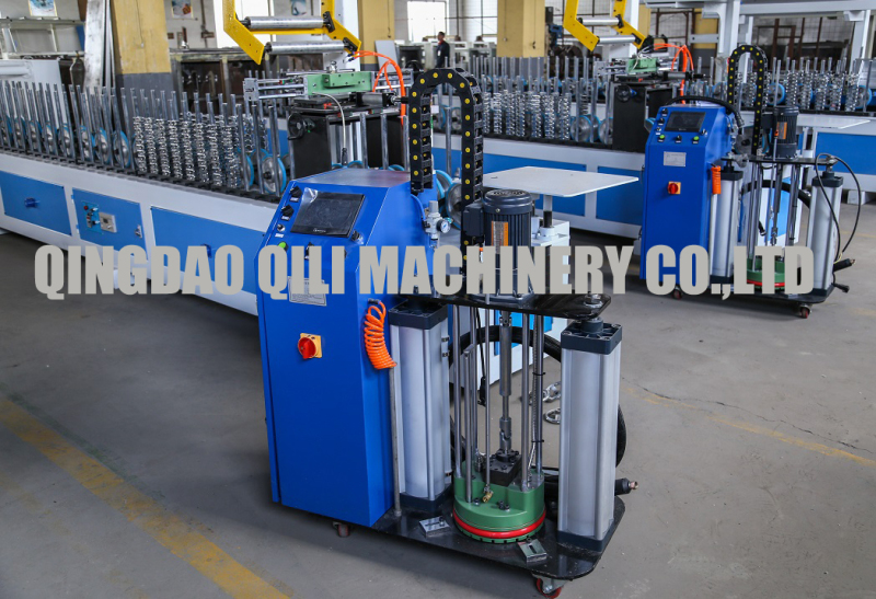 PVC Profile Wrapping Machine - Easy Operation 300mm Width for Wall Panel