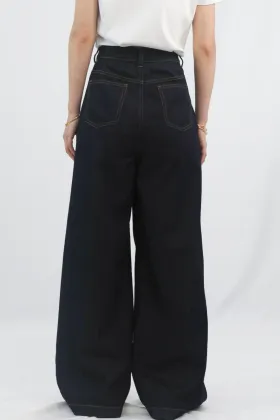 Black High Waisted Wide Leg Pants