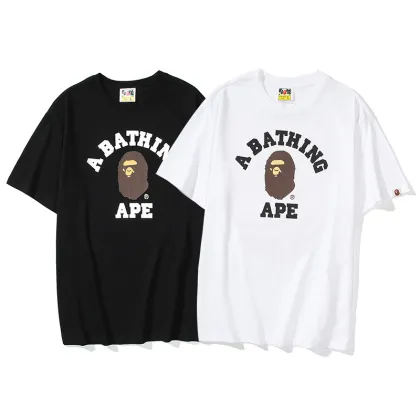 Trendy Men's Casual Ape Printed 100% Cotton T-Shirt