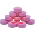 Velas de soja de chá cor -de -rosa com aroma rosa