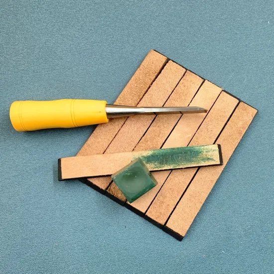 Polished leather Honing stick Cowhide razor blade Grinding and polishing Sharpeners