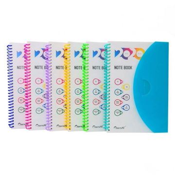Niestandardowe drukowane spiralne notebooki do szkoły