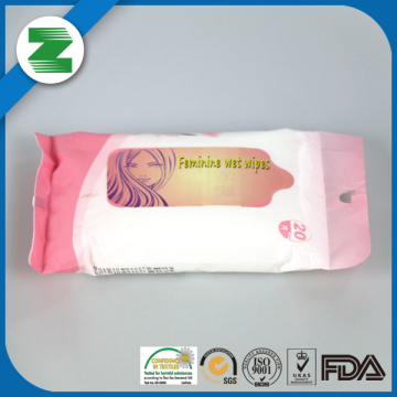 Alcohol free 50gsm 100% bamboo fibre spunlace feminine clean wipes