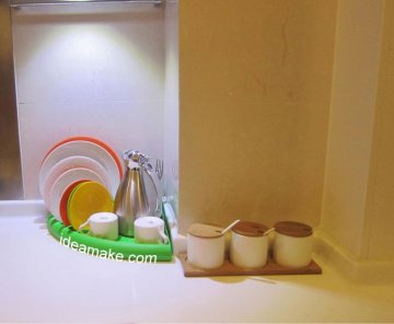 Dinnerware Drying Rack,space saving 3 in 1 organizer