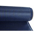 Plain Blue Carbon Aramid Hybrid Fabric Fiber trasa