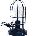 Black American-style hand-held table lamps