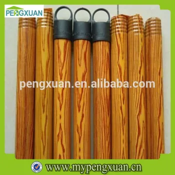 wooden round rods with pvc coated