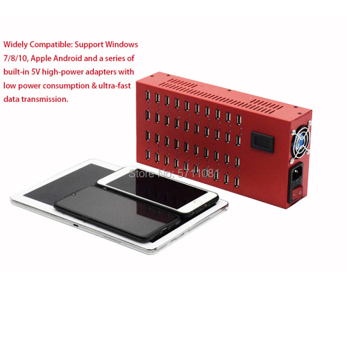 40 port Red 300W Fast Charger