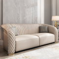 Ghế sofa sang trọng cong bằng da chính hãng