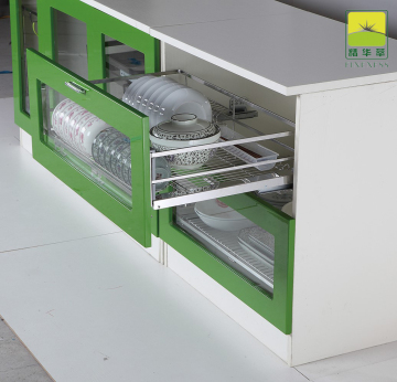 Foshan Modern Luxury Kitchen Stainless Steel Pull Out Basket