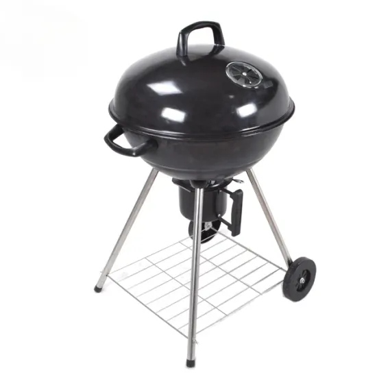 Original Kettle Apple Grills: Apple-Shaped Barbecue Charcoal Grills with Iron Legs and Trolleys for Both Outdoor and Indoor Use