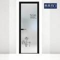 Minimally designed bathroom door sound insulation