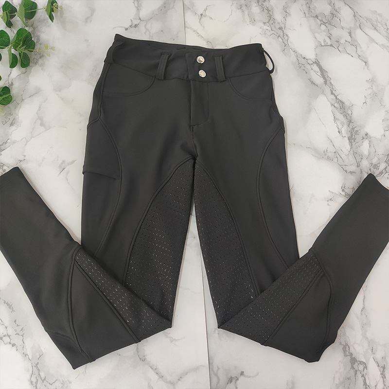 black button riding breeches