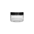 200 ml klare runde Hautcreme Kosmetikglas Glas