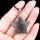 Bloodstone 30mm Star Pendant Pendant Necklace 45cm Black Cord