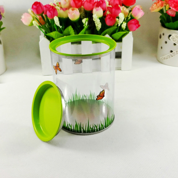 color printing packing food pvc clear plastic tin boxes