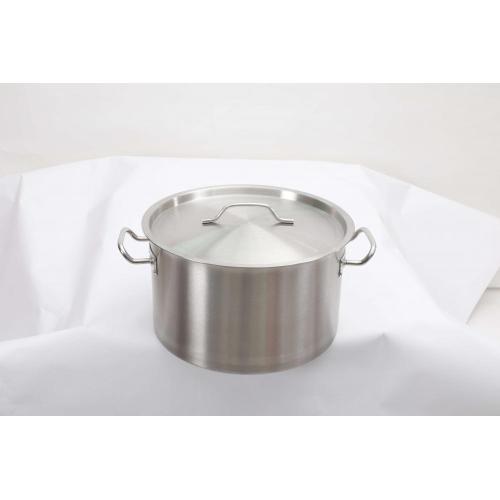 Good quality stainless steel stockpot with lid