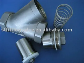 Y-spring check valve