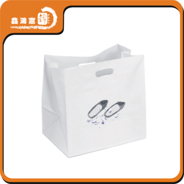 customized cheap plastic garment bag with side and bottom
