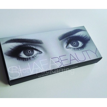 Custom sliding box packaging for eyelashes