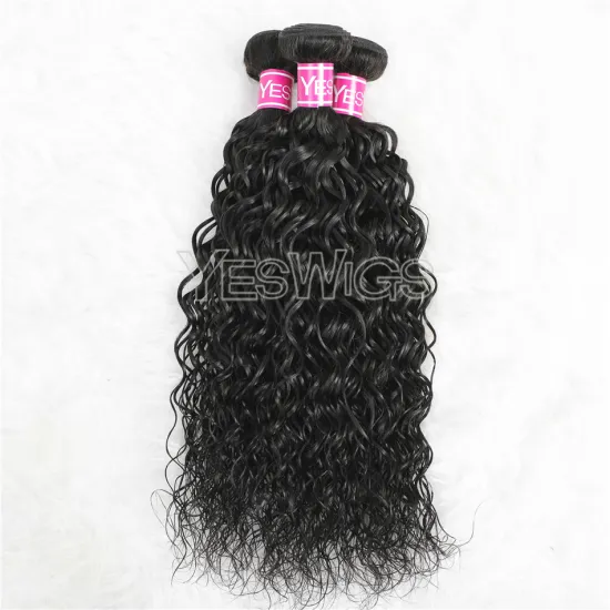 Wet Curly Peruvian Human Hair Double Weaving Bundle Extension Vendor Wholesale Peruvian Water Wave Hair Bundles Express Shipping