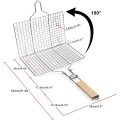 Roestvrijstalen barbecue grill mand