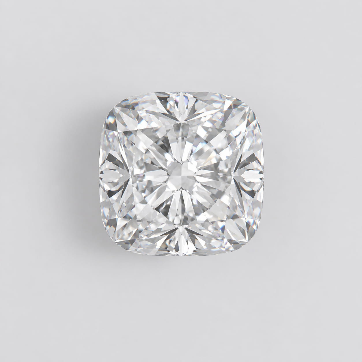 Berlian peringatan bantal khusus dari abu atau tampilan depan rambut