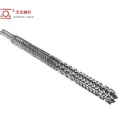 Inaprubahan ng CE ang bimetallic pp & pe parallel twin screw at bariles